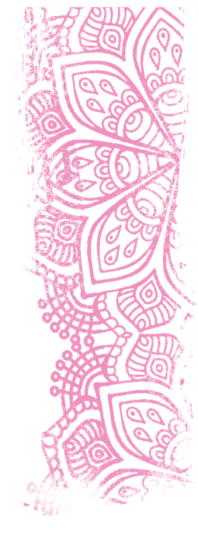 Indian flower pattern in pink.